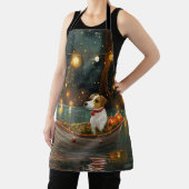 Tablier Jack Russell Christmas Festive Voyage (Insitu)