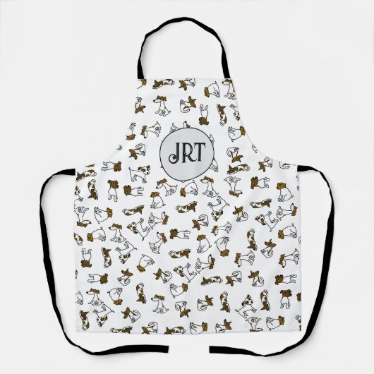 Tablier Jack Russell Espace personnalisé (Recto)
