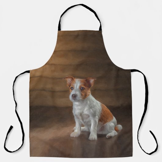 Tablier Jack Russell Terrier. Dessin (Recto)