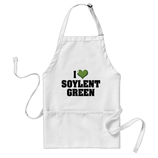 Tablier J'adore Heart Soylent Green (Devant)
