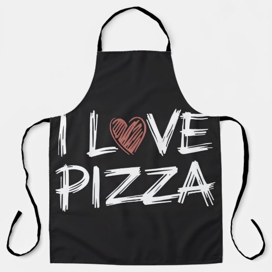Tablier J'adore la pizza (Recto)