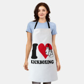 Tablier J'adore le kickboxing (Porté)