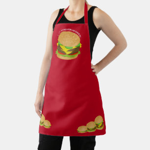 Tablier J'adore les cheeseburgers