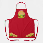Tablier J'adore les cheeseburgers (Recto)