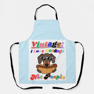 Tablier J'adore les hot-dogs, pas les gens