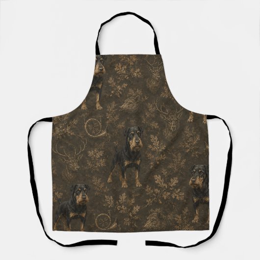 Tablier Jagdterrier- Chien de chasse (Recto)