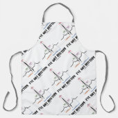 Tablier J'ai le rythme ECG EKG Electrocardiogramme (Recto)