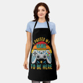 Tablier j'ai mis mon jeu en pause (Porté)