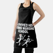 Tablier J'Ai Survécu À Son Passage Infirmière De L'École D (Insitu)