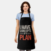Tablier J'ai une conception d'un plan  (Porté)