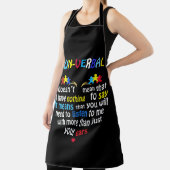 Tablier J'Ai Une Pièce De Puzzle De Sensibilisation sur l' (Insitu)