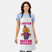 Tablier J'ai voté Maire Mccheese (Porté)