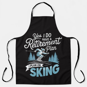 Tablier J'ai vraiment un plan de retraite - Amoureux du sk
