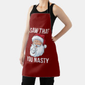 Tablier J'Ai Vu Que Vous Nasty Drôle Noël Hilariant (Insitu)