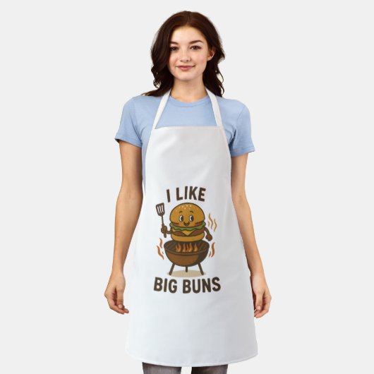 Tablier J'Aime Big Buns Chef Apron (Porté)