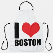 Tablier J'aime Boston (Recto)