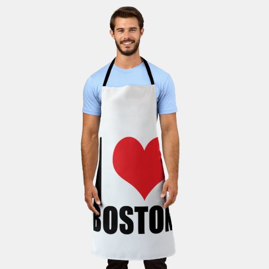 Tablier J'aime Boston (Porté)