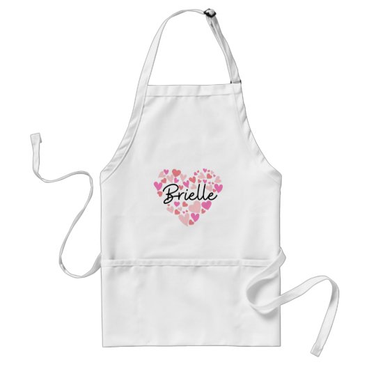 Tablier J'aime Brielle (Devant)
