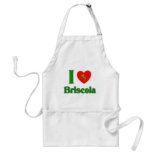 Tablier J'aime Briscola (Devant)