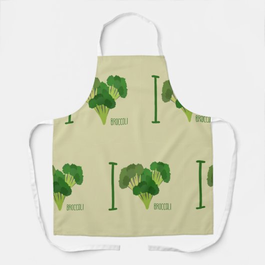 Tablier J'aime Brocoli (Recto)