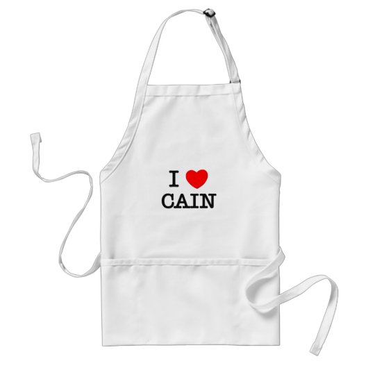Tablier J'aime Caïn (Devant)