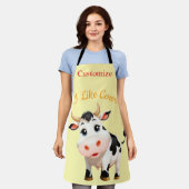 Tablier J'Aime Cows Art Thunder_Cove (Porté)