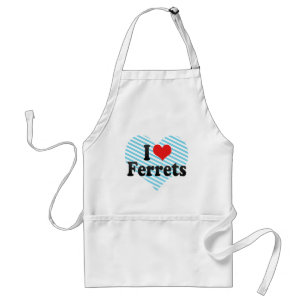 Tablier J'aime des furets
