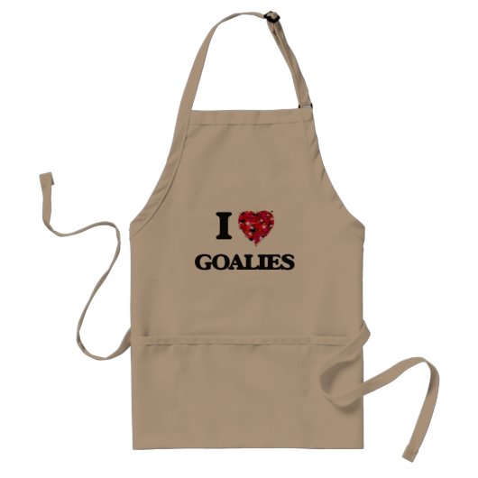 Tablier J'aime des gardiens de but (Devant)