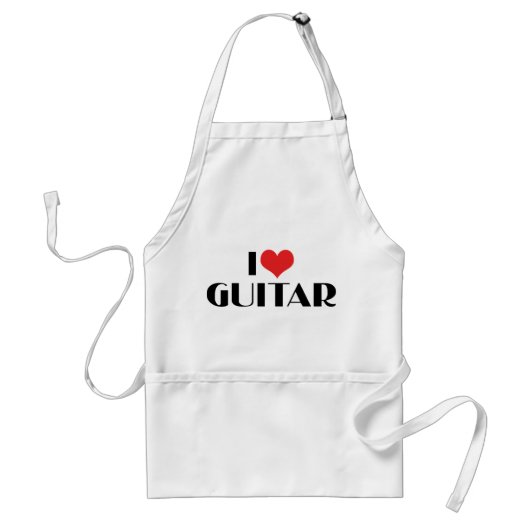 Tablier J'aime Guitare (Devant)