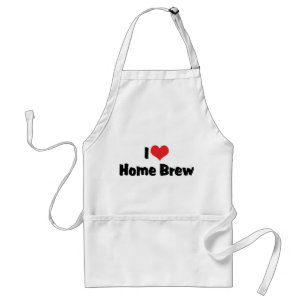 Tablier J'aime Heart Home Brew - Amateur de Bière