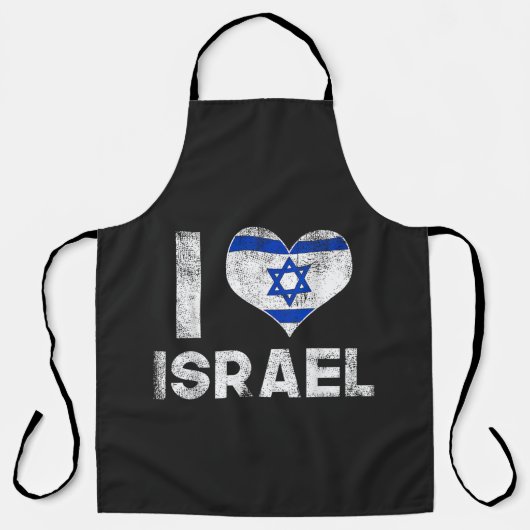 Tablier J'aime Israël (Recto)