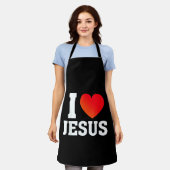 Tablier J'aime Jésus (Porté)