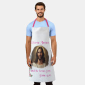 Tablier J'aime Jésus (Porté)