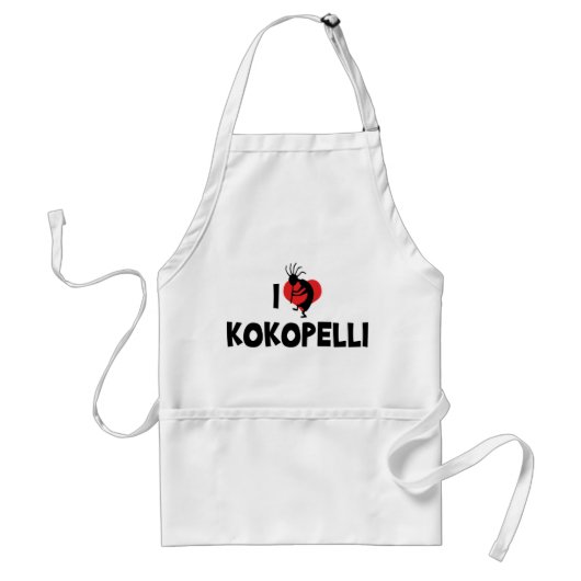 Tablier J'aime Kokopelli (Devant)