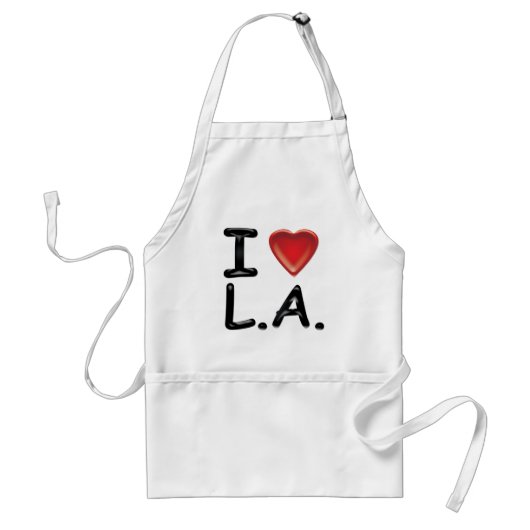 Tablier J'aime L.A. (Devant)