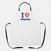 Tablier J'aime la Croatie (Recto)