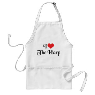 Tablier J'aime la harpe
