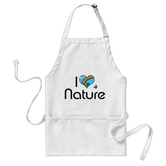 Tablier J'aime la nature (Devant)