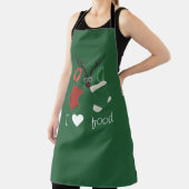 Tablier J'aime la nourriture de Noël (Insitu)