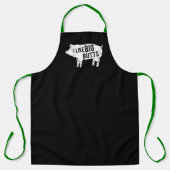 Tablier J'Aime Le BBQ Apron Big Butts (Recto)