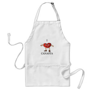 Tablier j'aime le canasta