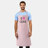 Tablier J'aime le gâteau (Porté)