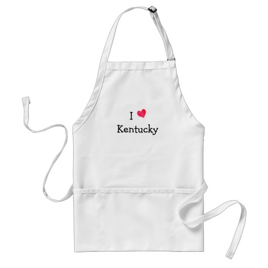 Tablier J'Aime Le Kentucky (Devant)