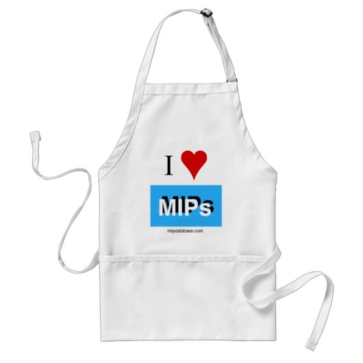 Tablier J'aime les MIPs apron (Devant)