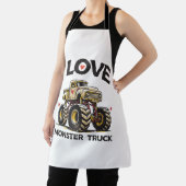 Tablier J'aime les monstres camions (Insitu)