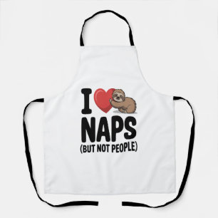 Tablier J'Aime Les Naps Mignonnes Soins