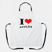 Tablier J'aime les pommes (Recto)