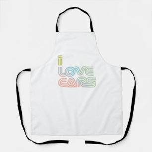Tablier J'aime les voitures Aprons