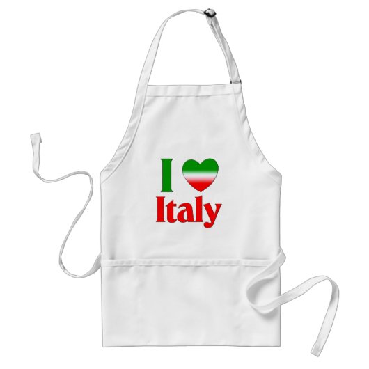 Tablier J'aime l'Italie (Devant)