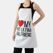 Tablier J'Aime Ma Petite Amie Latina Chaude (Insitu)